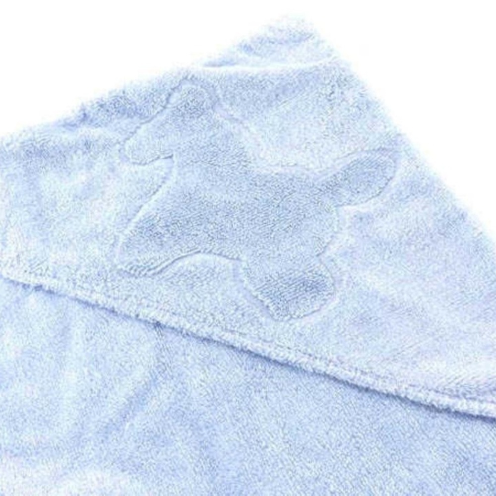 Hermès Light Blue Horse Logo Towel 232502